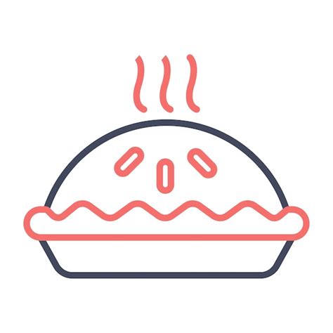 Pie vector illustration style | Premium Vector