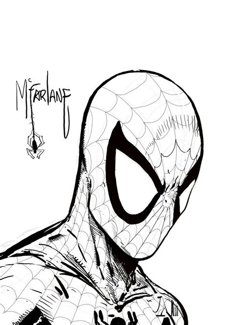spiderman drawing hard