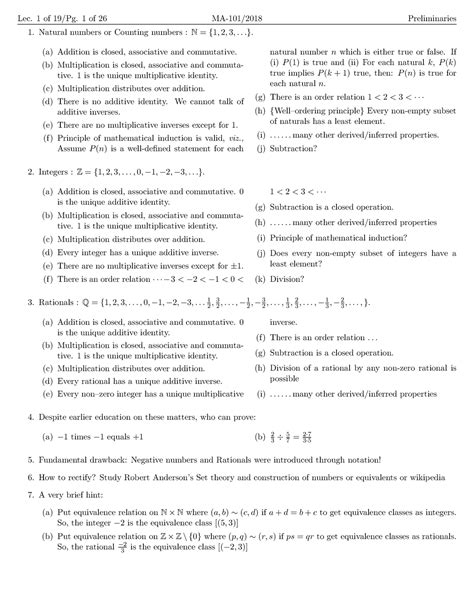 Lec-1 and 2 - Prof. Vinay Wagh lecture slides - Lec. 1 of 19/Pg. 1 of ...