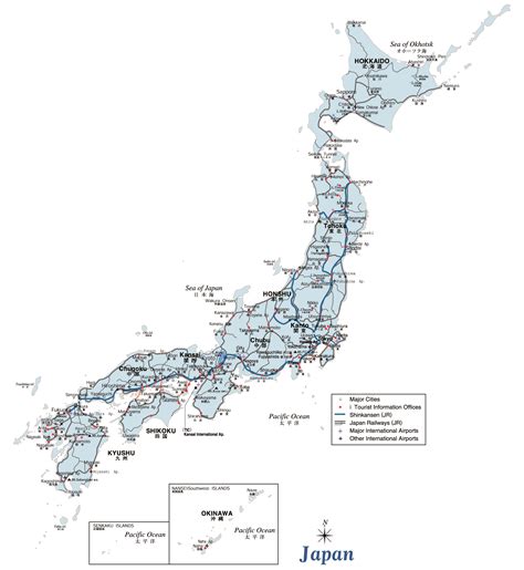 Maps of Japan | Detailed map of Japan in English | Tourist map of Japan | Road map of Japan ...