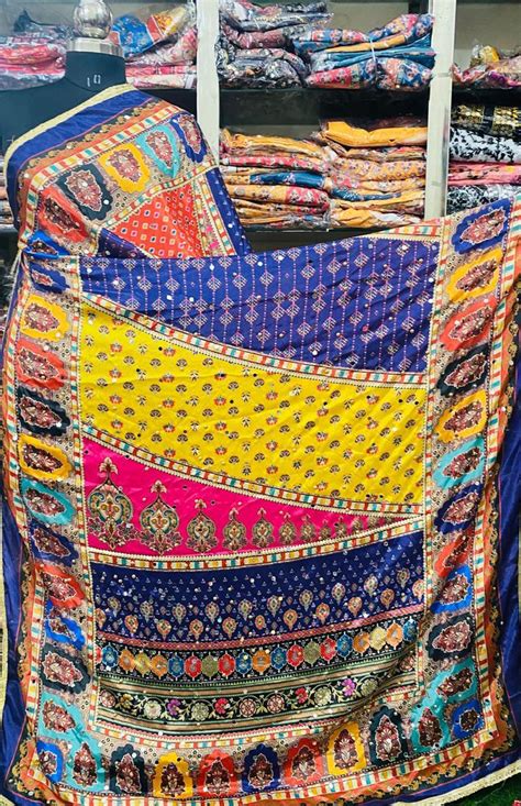 Mirror Work Dupatta Handwork Dupatta 2025MAR1846 – Valaika Design