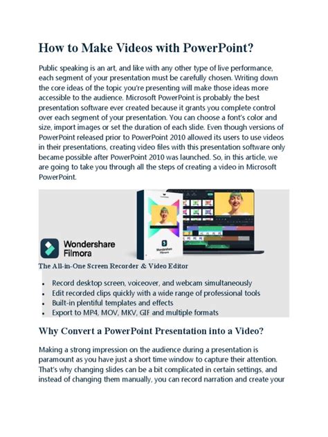 Image result for PowerPoint Video Create