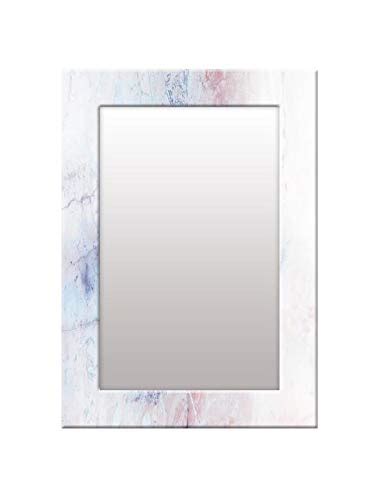 Buy 999STORE Printed Basin Mirror Wall Mirrors Decorative Wood washroom ...