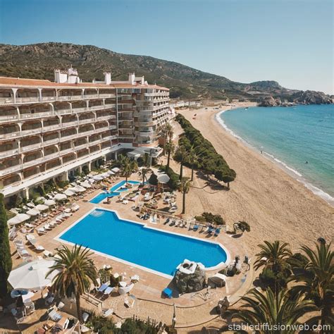 Spanish Beach Resorts | Stable Diffusion Online
