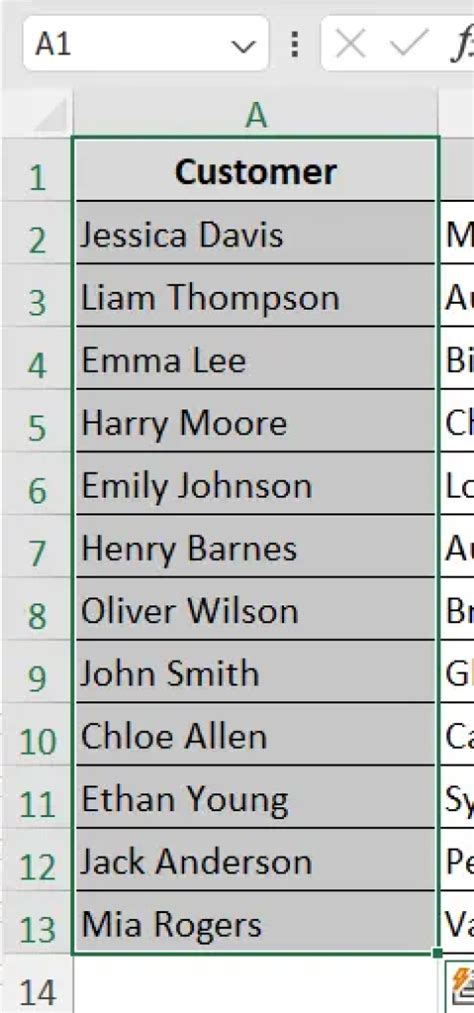 Image result for Excel Name Order