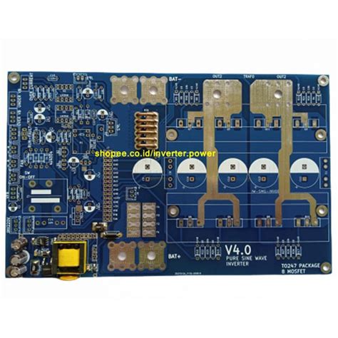 Jual PCB INVERTER DC TO DC 8 MOSFET berkualitas - pcb Biru - Kota ...