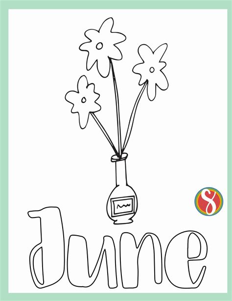 Printable June Coloring Pages June Coloring Page Images Free