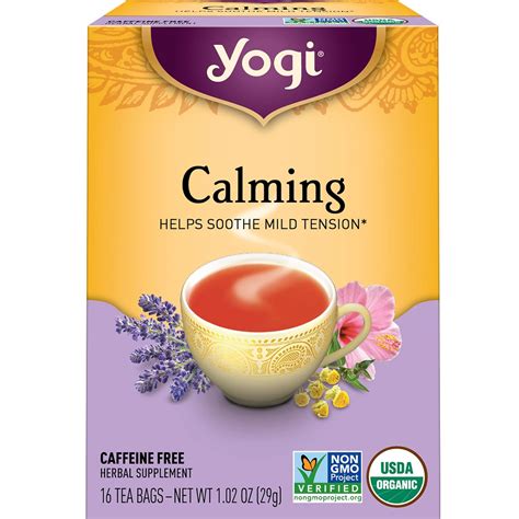 Amazon.com : Yogi Tea Calming Tea - 16 Tea Bags per Pack (4 Packs ...