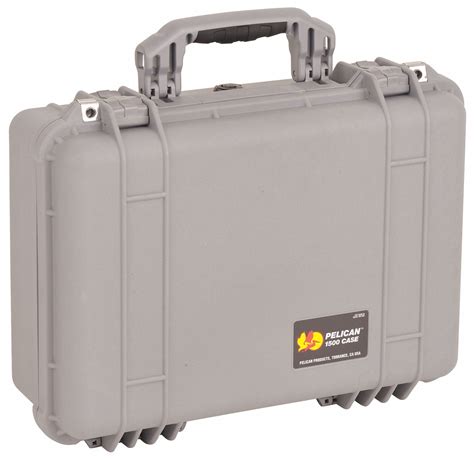 Pelican 1500-000-180X Pelican Protective Case: 16 3/4 in Inside Lg, 11 ...