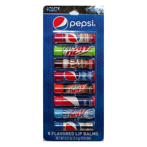Buy Taste Beauty (1) Party Pack Pepsi - 8pc Soda Flavored Lip Balm ...