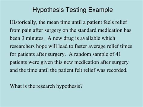 Image result for Hypothesis Test Example