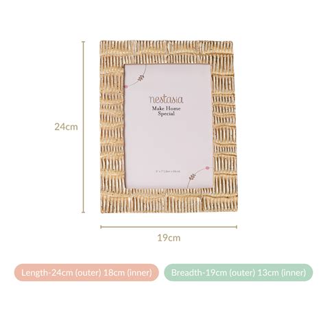 Chic Gold Photo Frame Decor 9.5"x7.5" Online - Premium Photo Frame ...