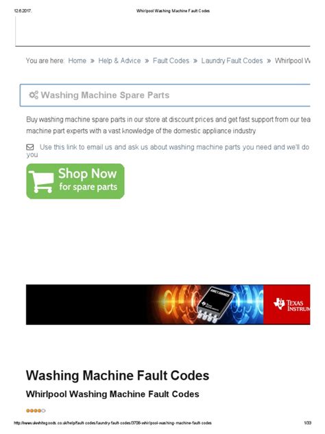 Image result for Whirlpool Washing Maching Code