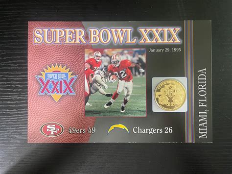 DANBURY MINT NFL Super Bowl XXIX 29 Flip Coin | eBay