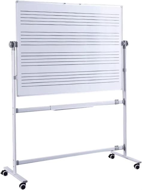 Large Mobile Whiteboard Music Staff Dry Erase Board 48x36 Inches Double ...
