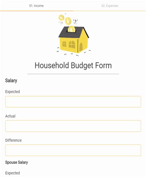 Budgeting Form 的图像结果