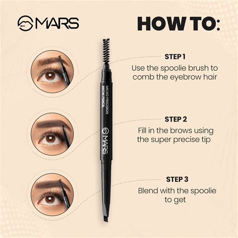 Buy Micro Precision Brow Pencil with Spoolie | MARS Cosmetics | MARS ...