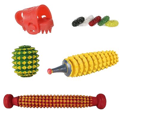 Acu Capital Acupressure Foot Roller Ring Ball Kit For Instant Muscle ...