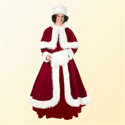 (Halco) Belle of the Christmas Ball Mrs. Claus Costume – Santa & Co. LLC