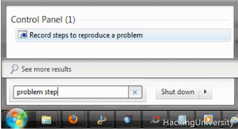 Problem Step Recorder Tool Windows 1.0 的图像结果