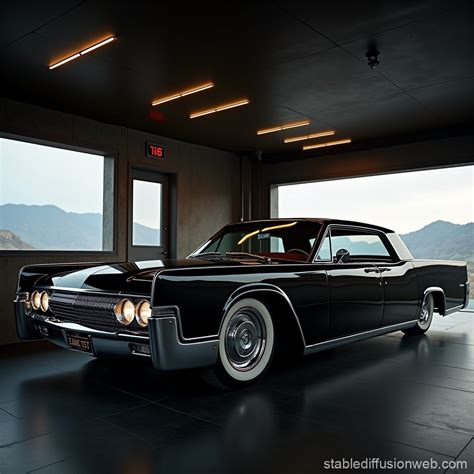 Elon Musk in 1964 Lincoln Continental | Stable Diffusion Online