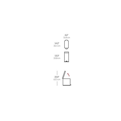 simplehuman 10 Liter / 2.6 Gallon Stainless Steel India | Ubuy