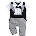 Hopscotch Boys Cotton Houndstooth Print Romper In Black Color For Ages ...