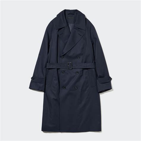 Uniqlo Outerwear Outlet Online - Uniqlo Trench Coat Men Navy