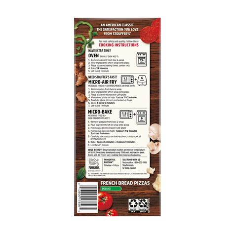 Buy Stouffer's French Bread Deluxe Pizzas, 12.75 oz - 2 ct from Dollar ...
