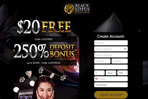 Black Lotus Casino $20 Free 2023 — No Deposit Bonus Casinos