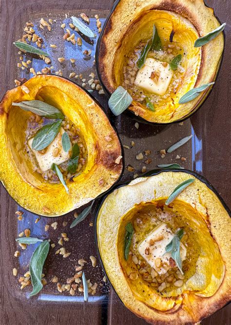 How to Cook Acorn Squash (With Maple Sage Butter) - Tastefully Grace