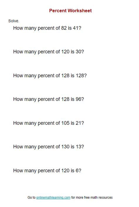Image result for Solving Percentage Math Problems