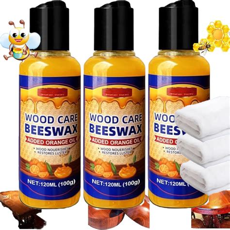 Amazon.com: Natural Beeswax Orange Oil Wood Conditioner, Wood Care ...