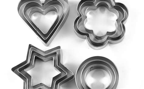 Buy Grizzly Cookie Cutter Stainless Steel Cookie Cutter with 4Shape, 12 ...