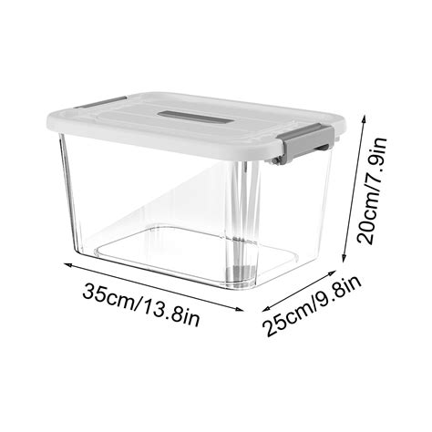 Clear Latch Boxes for Storage - Plastic Storage Containers with Lids ...