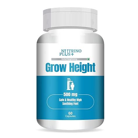 Buy NutrinoPlus Grow Height, Body Growth Support 500mg Height ...