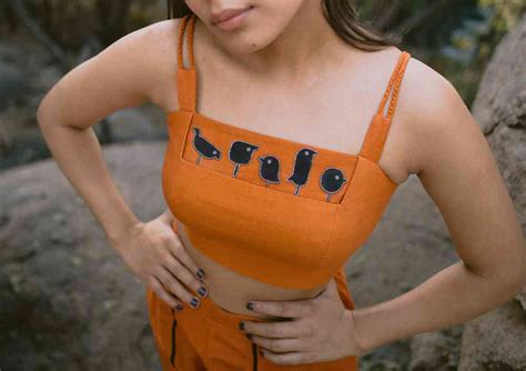 Buy Burnt Orange Uppada Khadi Co Ord Set for Women | Studio Bustle