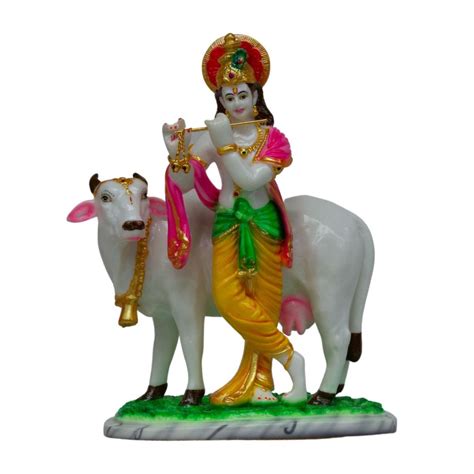 Discover Handcrafted Krishna with Cow Idols | Arte House