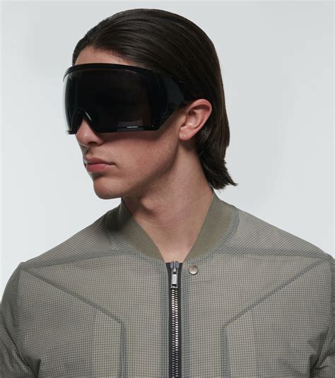 Rick Owens - Shield oversized sunglasses Rick Owens