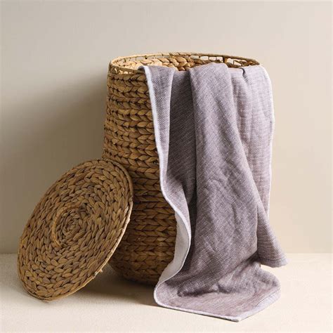Earth Stucco Bamboo Hammam Terry Bath Towel-Peat | Bath Linens by ...