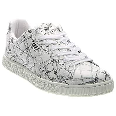 Buy Puma States X Swash Bones Men Round Toe Leather White Sneakers ...