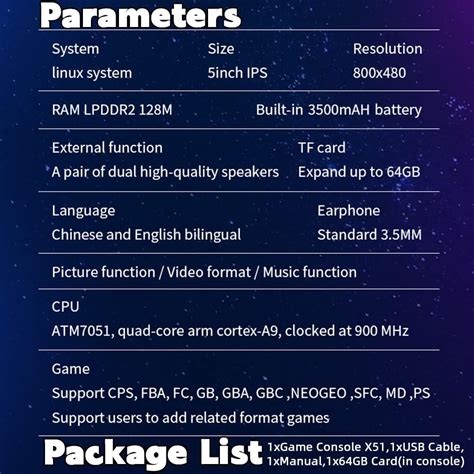 Buy X51 Handheld Game Console 5.0 inch Pro Retro Games Consoles Classic ...