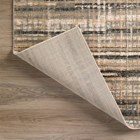 Addison Rugs Grayson 9 X 13 (ft) Fog Indoor Stripe Mid-century Modern ...