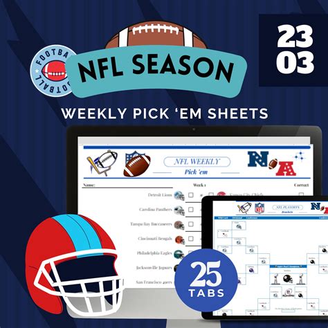 Football Pick Em Pool Weekly Printable Sheet - Printable Ilunion