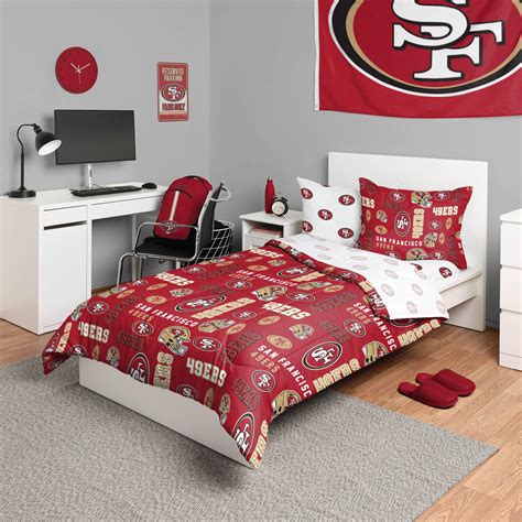 Snapklik.com : San Francisco 49ers NFL Team Color Bed In A Bag ...