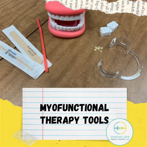 Myofunctional therapy tools - Duncan Lake Speech Therapy