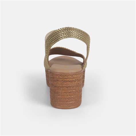 Buy Mochi Women Gold Casual Sandals Online | SKU: 34-351-15-38 – Mochi ...