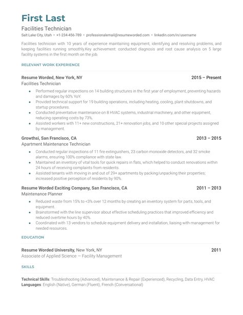 Entry-Level Pharmacy Technician Resume Example for 2023 | Resume Worded