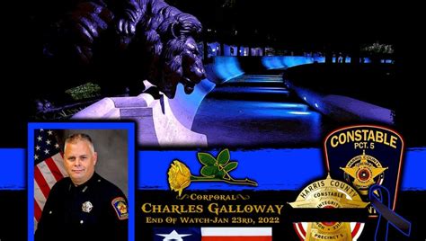 Corporal Charles Galloway: Funeral to be held for Harris Co. Pct. 5 ...