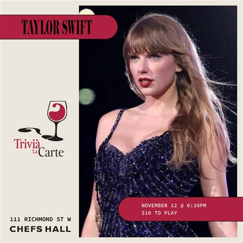TriviA la Carte: Taylor Swift Edition - NOW Toronto